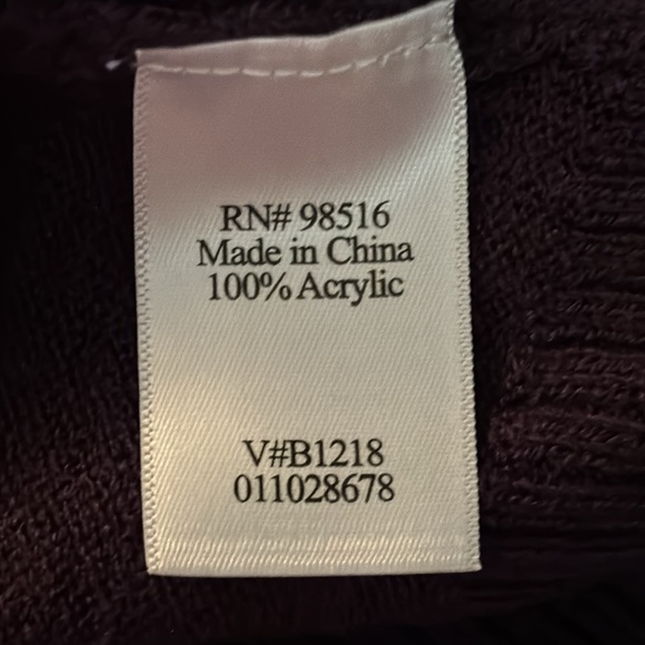 Coldwater Creek Purple Button Front Cardigan 1X - Picture 6 of 7